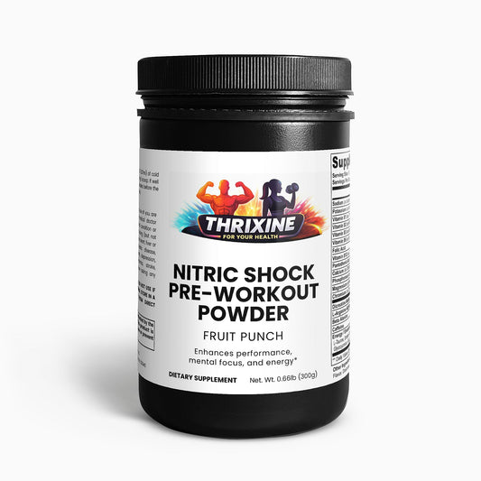 Nitric Shock Pre-Workout Powder Made in the USA