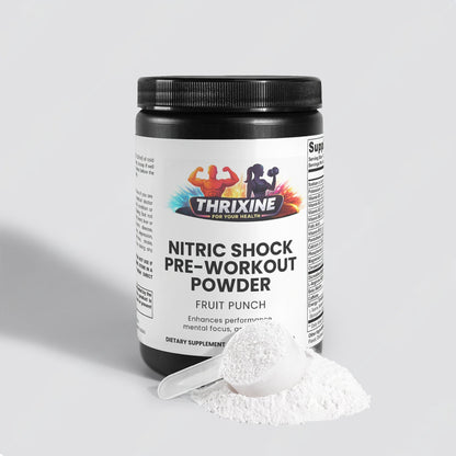 Nitric Shock Pre-Workout Powder Made in the USA