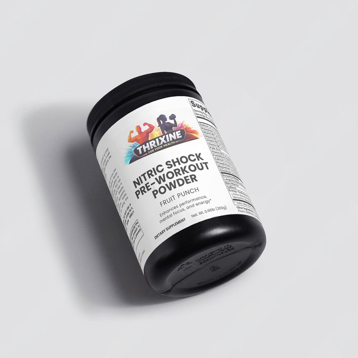 Nitric Shock Pre-Workout Powder Made in the USA